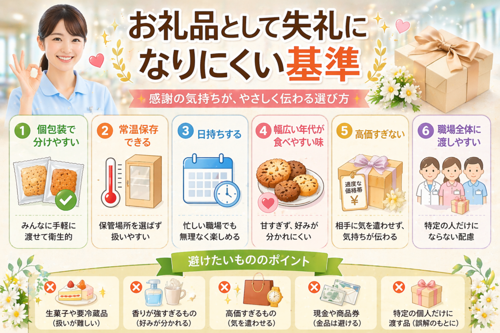 お礼品として失礼になりにくい基準